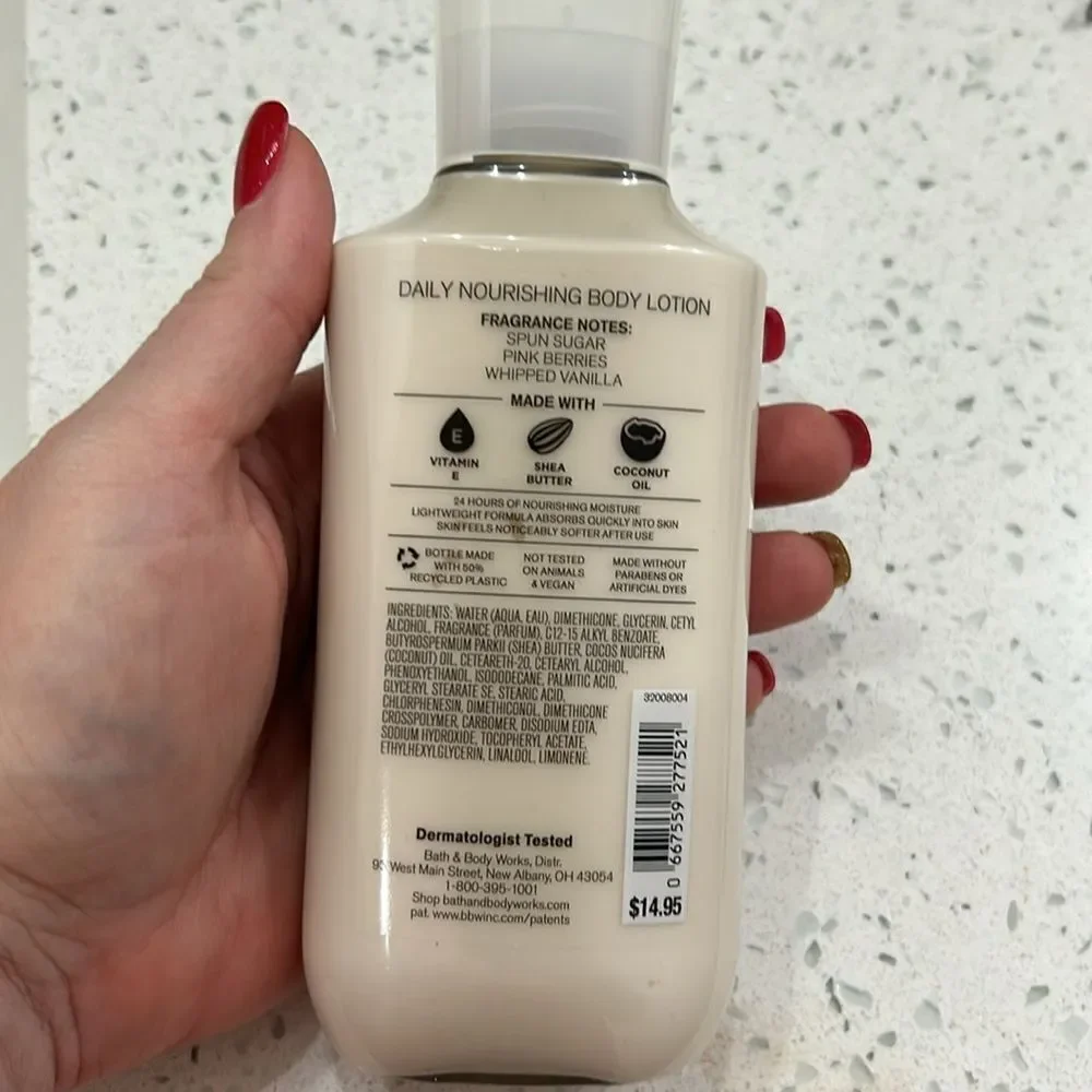 Bath & Body Works COTTON CANDY CLOUDS 24 HR Moisture Body Lotion NEW Full Size